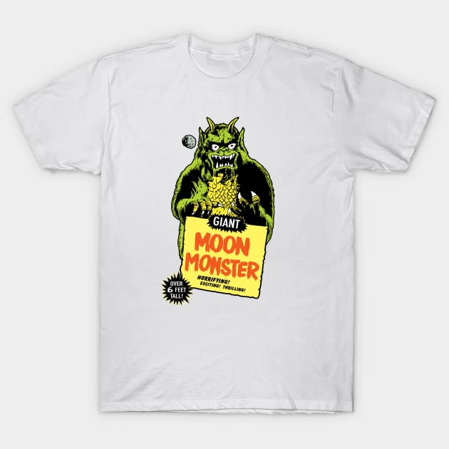 Moon Monster - Comic Ad T-Shirt by Chewbaccadoll